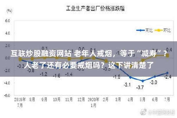 互联炒股融资网站 老年人戒烟，等于“减寿”？人老了还有必要戒烟吗？这下讲清楚了