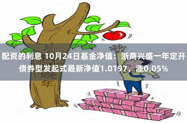 配资的利息 10月24日基金净值：浙商兴盛一年定开债券型发起式最新净值1.0197，涨0.05%